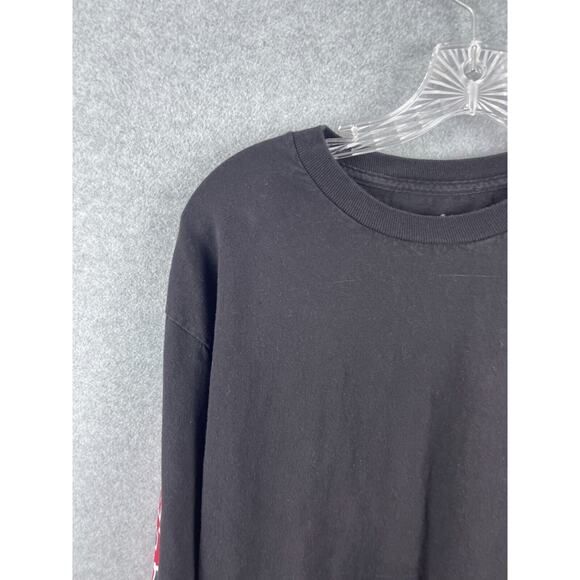 Cookies Shirt Size L Black Long Sleeve Tee Logo Spellout Logo 100% Cotton - Picture 2 of 10